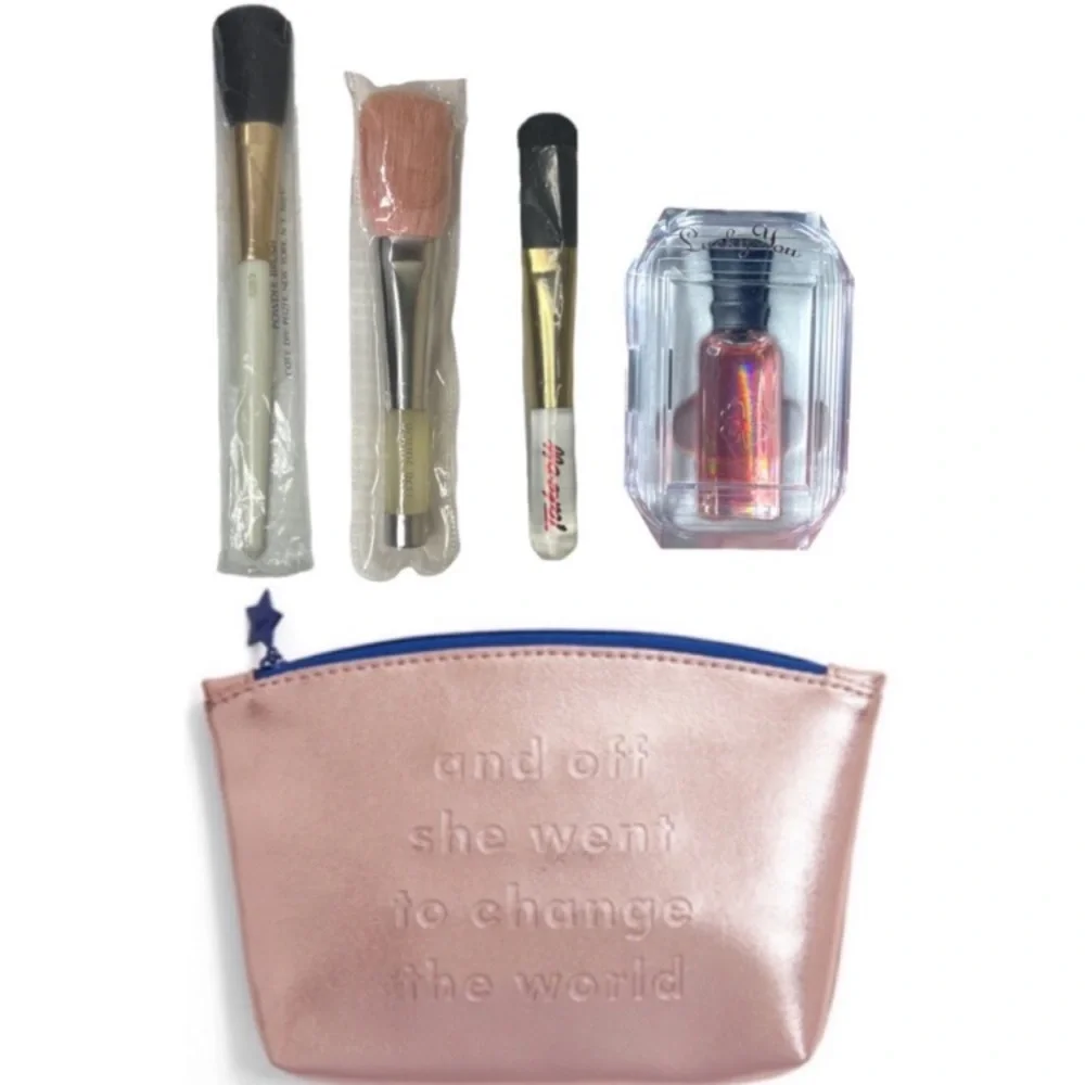 Ipsy Makeup Bag & Makeup Brushes Beauty Bundle Set